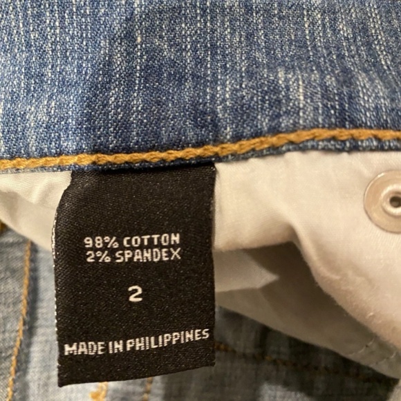 Victoria’s Secret London Jeans Flare Denim Women’s Sz 2 short Y2K Vintage NEW - Picture 9 of 10